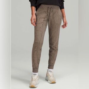 Lululemon Warm Down Jogger *7/8 Length Thread Dye Rover Black Size 8 EUC